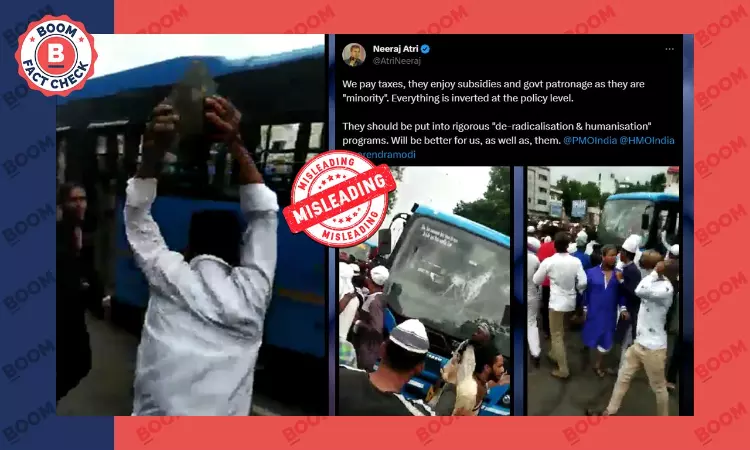 Haryana Unrest: Old Video of Buses Vandalised Resurfaces