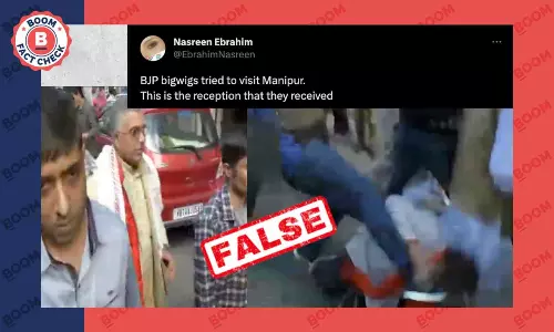 Old Video Revived As BJP Leader Thrashed While Visiting Manipur