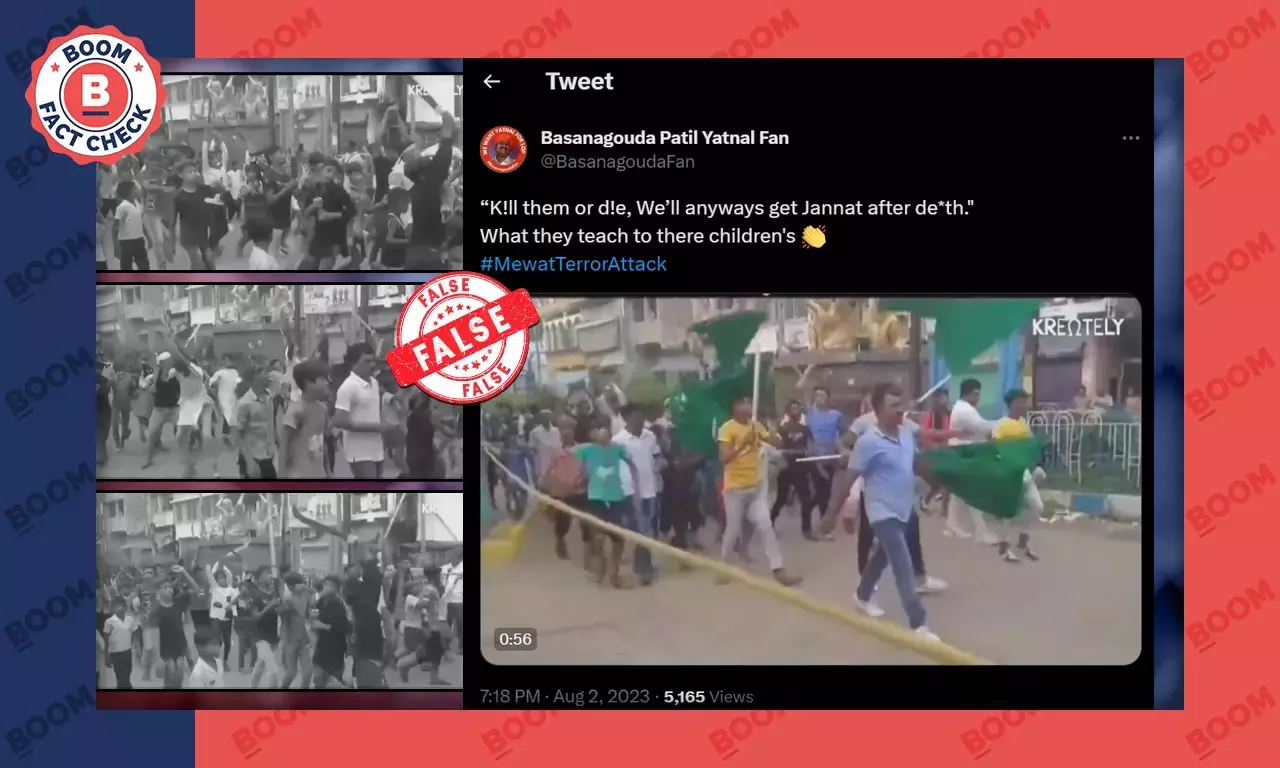 Video Of Bengal Rally Falsely Linked To Haryana Violence