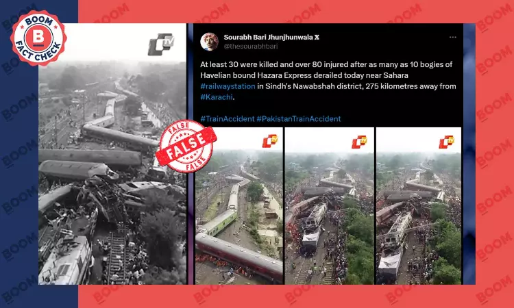 Video From Odisha Train Accident Viral As Pakistans Sindh Province