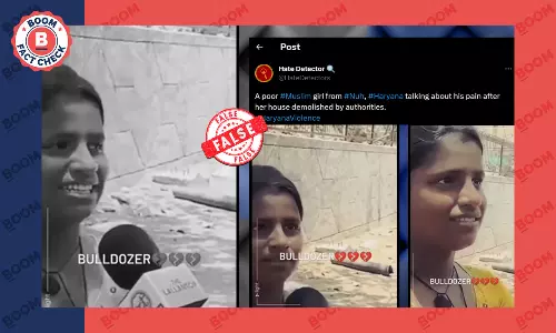Old Video of Child Talking About House Demolition Is Not From Haryana
