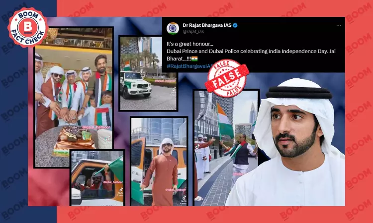 No, This Video Does Not Show Dubai Prince Celebrating Indian Independence Day