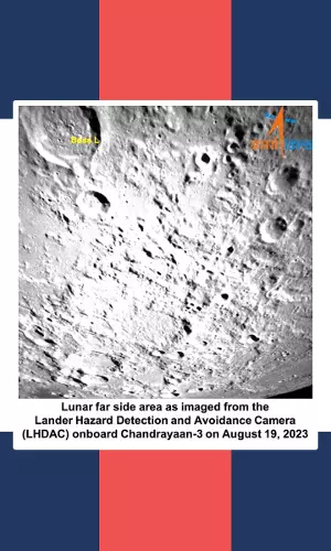A Step Closer To Historic Soft Landing, ISRO Shares Fresh Images Of The Moon From Chandrayaan-3