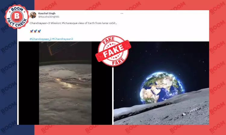 Unrelated Videos Peddled As Visuals Of Earth Shot By Chandrayaan-3