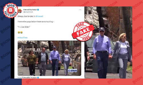 Video Of Profanity Hurled At Joe Biden During His Hawaii Visit Is Doctored