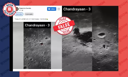 Animation Video Peddled As NASA Releasing Footage Of Chandrayaan-3 Animation Video Peddled As NASA Releasing Footage Of Chandrayaan-3