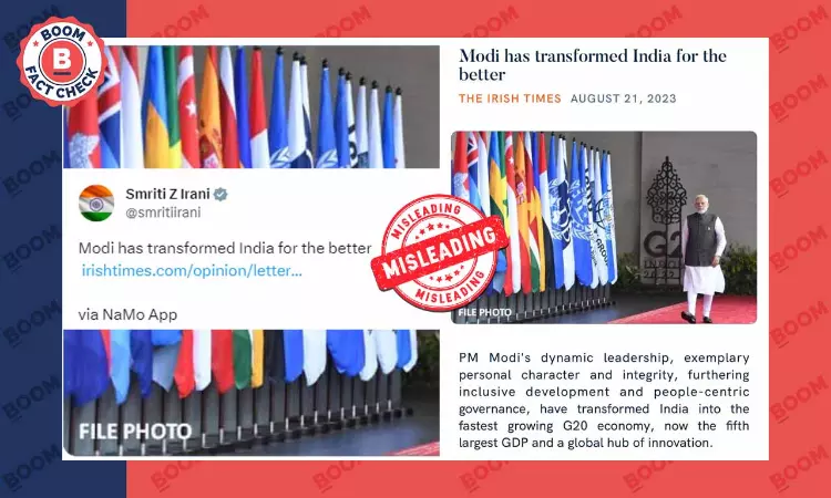 BJP Leaders Share Letter By Indian Ambassador To Ireland As Irish Times Article