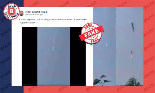 Old Video Of Plane Downed By Wanger Group Falsely Linked To Prigozhin Plane Crash