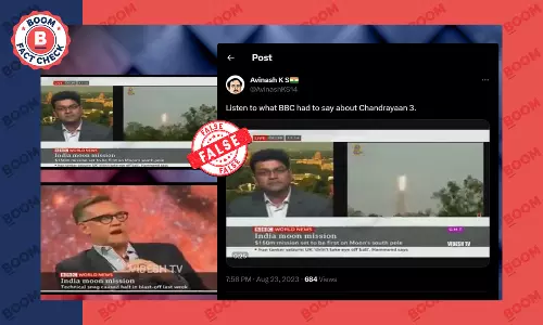 News Outlets Link Old Video of BBC Criticising India’s Space Mission To Chandrayaan-3