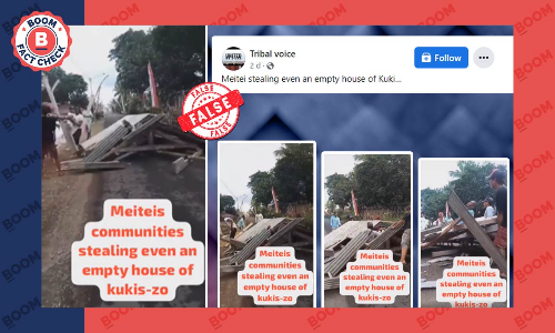Video From Indonesia Falsely Shared As Meiteis Stealing Kuki Houses In Manipur