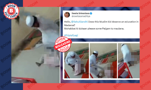 Video Of Minor Thrashed In Bangladesh Madrasa Falsely Shared As India