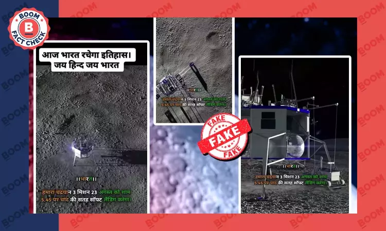 Animated Clip Of Blue Moon Lander Viral As Chandrayaan-3 Landing