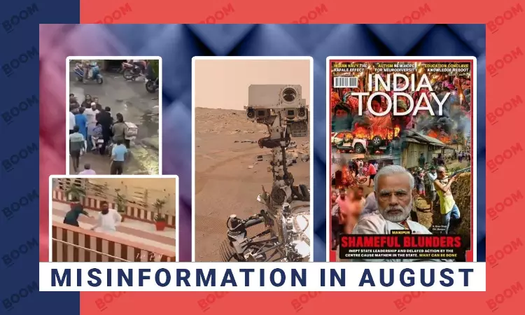 August Misinformation Dominated By Highs of Chandrayaan - 3 and Lows Of Nuh Communal Outbreak