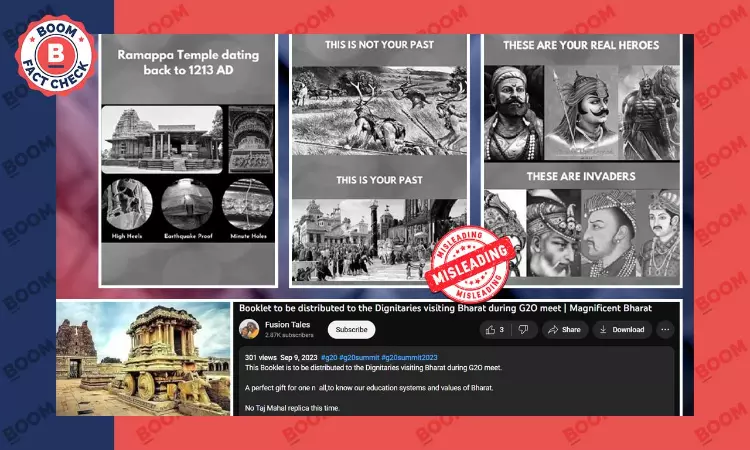 Viral Claim Of Magnificent Bharat Booklet Given To G20 Delegates Is Fake