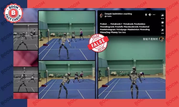 CGI Video of Robot Playing Badminton Against Two Humans Viral As Real