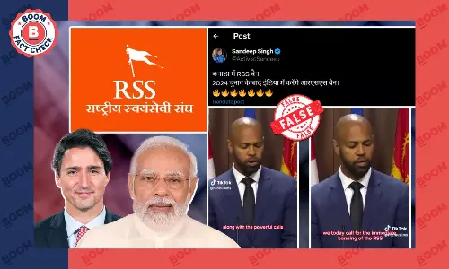 Fake Claim Of Canada Banning RSS Viral Amid Diplomatic Row Fake Claim Of Canada Banning RSS Viral Amid Diplomatic Row