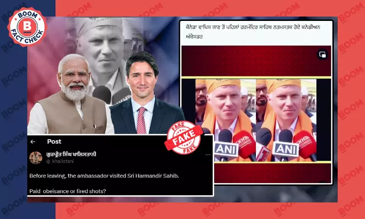 No, Canadian High Commissioner Did Not Visit Golden Temple Amidst Diplomatic Row