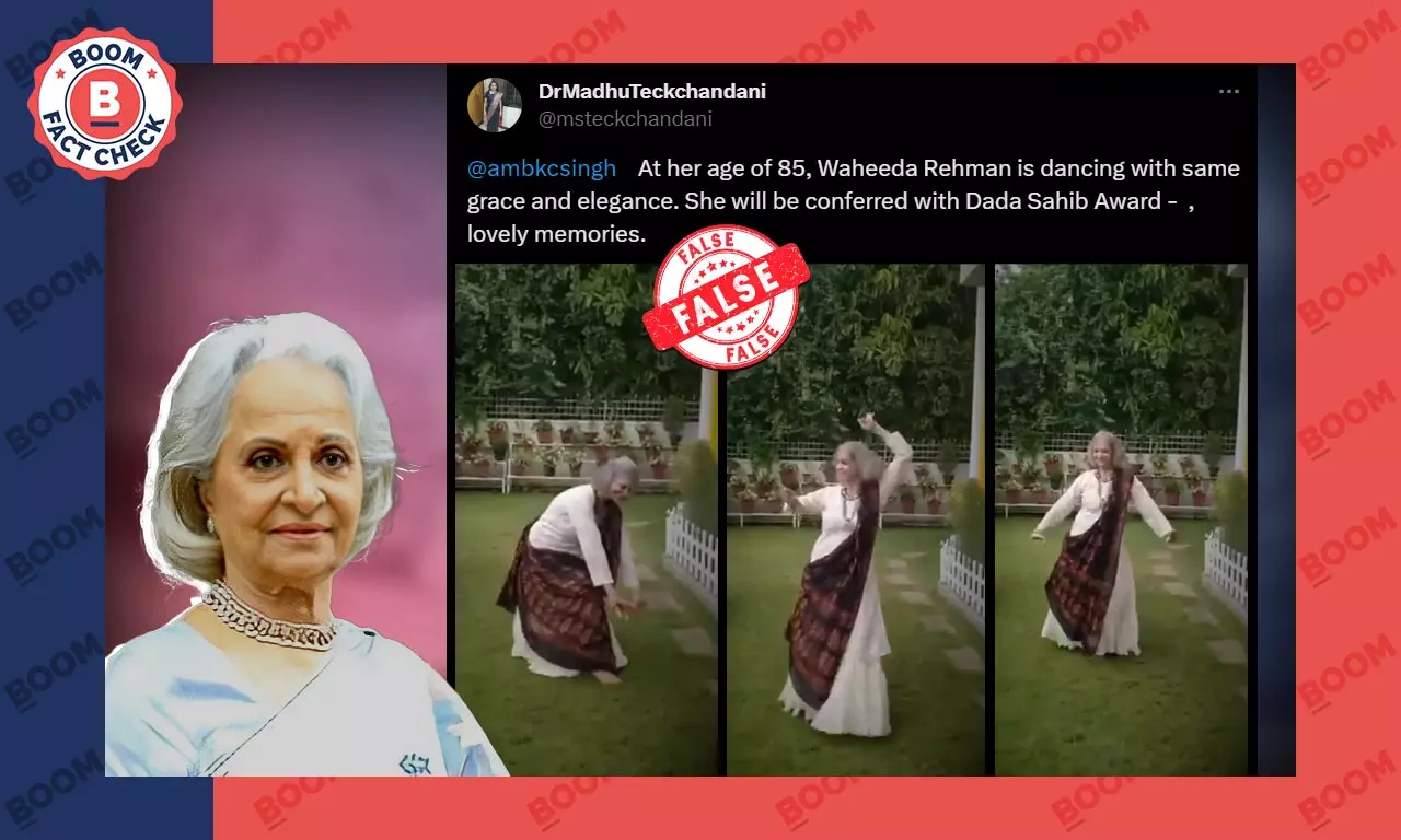 Video Of Woman Dancing To Aaj Phir Jeene Ki Tamannah Hai Viral As Waheeda Rehman