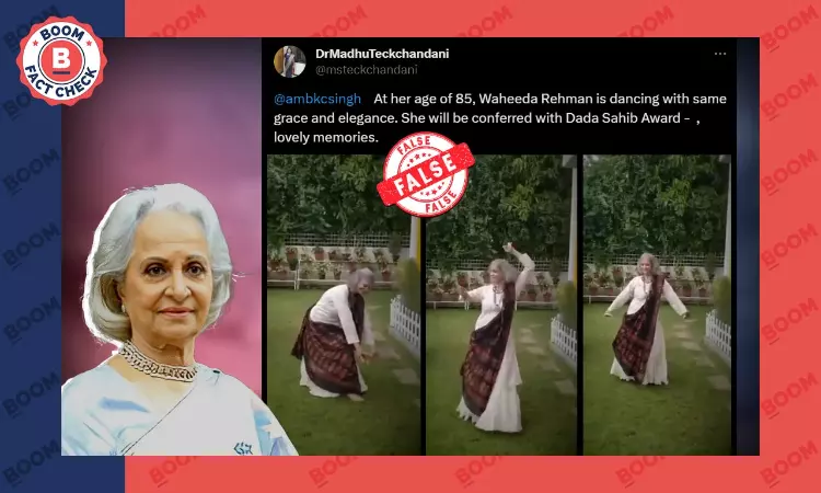 Video Of Woman Dancing To Aaj Phir Jeene Ki Tamannah Hai Viral As Waheeda Rehman