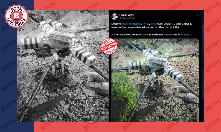 Old Image of Drone Found in Jammu and Kashmir Peddled As Recent