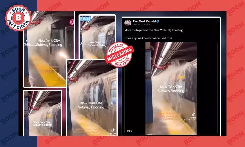 Old Video Of Flooding In New York Subway Shared As Recent Old Video Of Flooding In New York Subway Shared As Recent