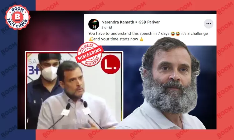 Rahul Gandhi’s Speech On Dalit Atrocities Viral With Misleading Context