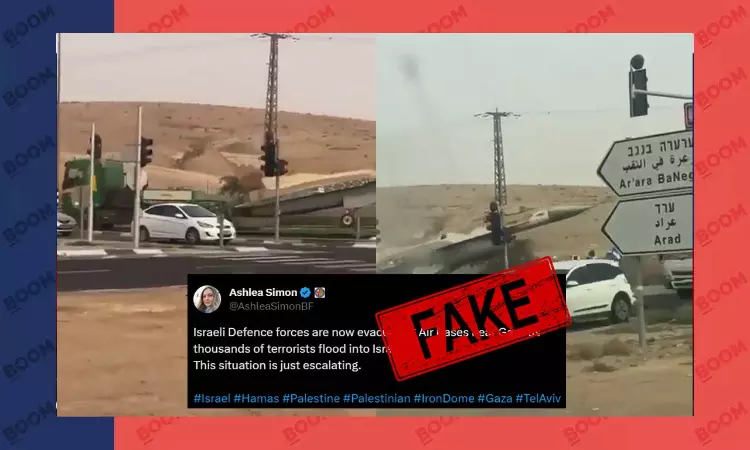 Old Clip Of Israel Transporting Fighter Jet Falsely Linked To Hamas Attack