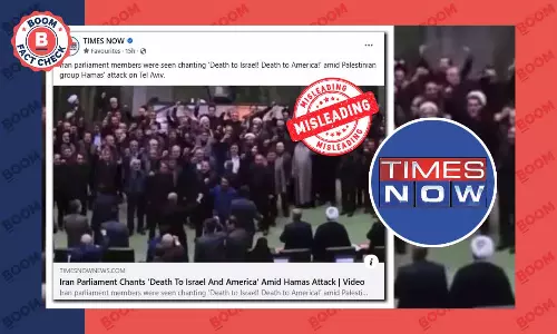 Old Video Of Death To America Chant In Iran Parliament Shared As Recent