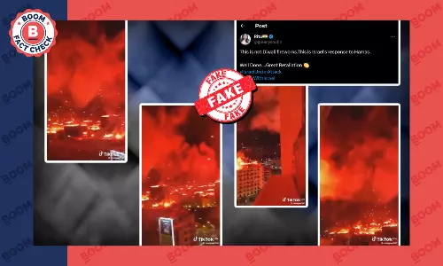 Video Of Fireworks Display In Algeria Peddled As Israeli Airstrikes In Gaza