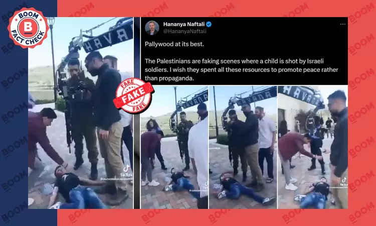 Behind-The-Scene Video Of Short Film Falsely Linked To Israel-Hamas Conflict