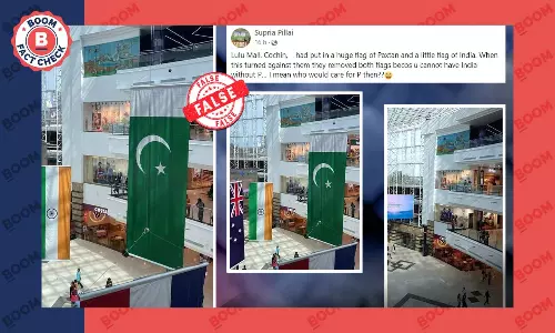 LuLu Mall Kerala Did Not Display Pakistan Flag Higher Than The Indian Flag