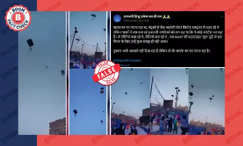 Video Of Egyptian Army Parachutists Falsely Shared As Hamas Attack On Israel