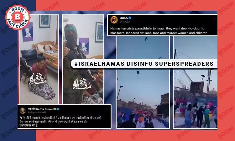 Verified X Indian Accounts Spread Disinformation On Israel-Hamas Conflict