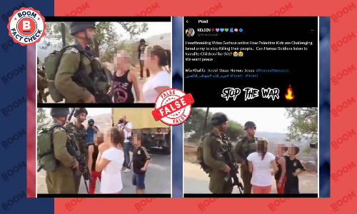 Old Video Of Palestinian Girl Confronting Israeli Soldier Revived