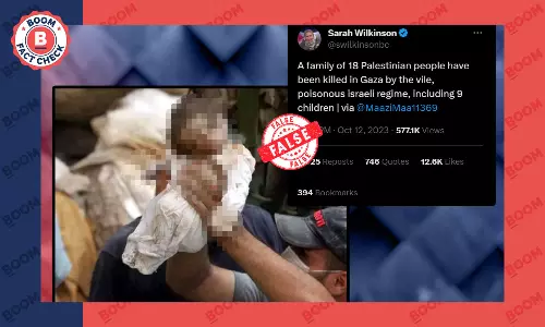 Old Photo Of Infant Killed In Airstrike Linked To Ongoing Israel-Hamas War