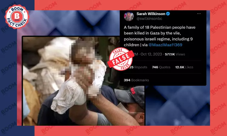 Old Photo Of Infant Killed In Airstrike Linked To Ongoing Israel-Hamas War