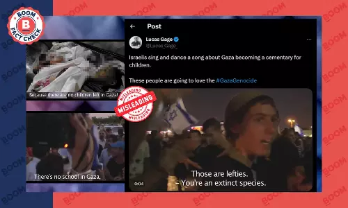 Old Video Of Israelis Celebrating Deaths In Gaza Viral As Recent