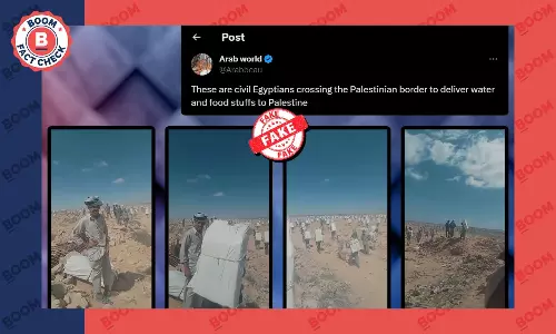 Old Video Falsely Viral As Egyptians Heading To Gaza With Essential Supplies