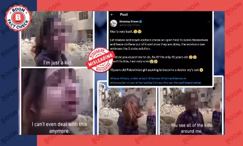 Old Video Of Young Palestinian Girl Crying After Israel Attack Revived