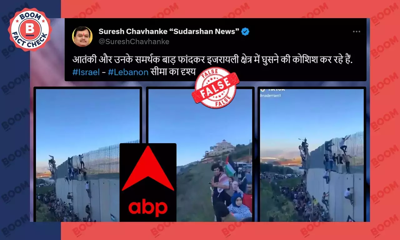 Video Of People Crossing Lebanon Border To Support Palestinians Is Old