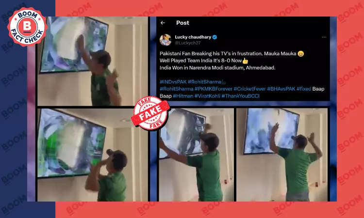 Video Of Mexican Football Fan Breaking TV Peddled As Pakistani Cricket Fan