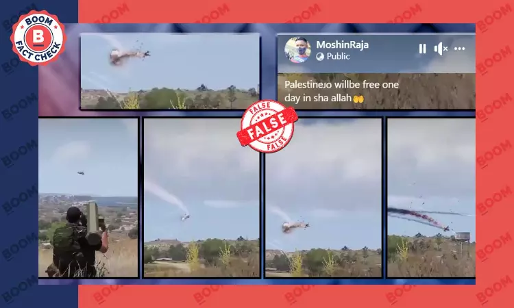 Clip From Video Game Arma 3 Shared As Hamas Shooting Down Israeli Helicopter