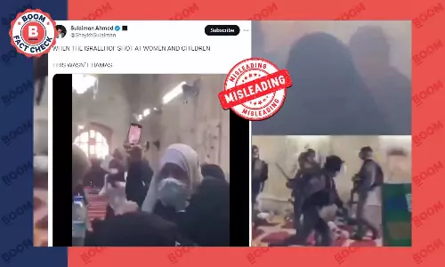 Old Video Of Israeli Police Storming Al-Aqsa Mosque Revived As Recent