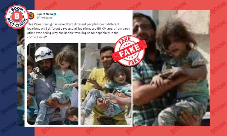 Old Photos From Syria Falsely Shared As Palestinian Child Faking Injuries