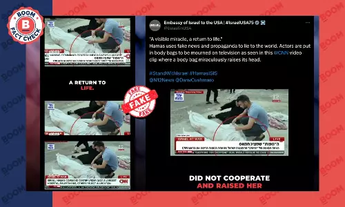 Official Israel X Accounts Amplify False Claim Of Palestinians Faking Deaths