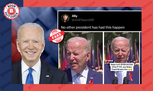 Video Of Profanity Chant Hurled At Joe Biden During A Speech Is Doctored Video Of Profanity Chant Hurled At Joe Biden During A Speech Is Doctored