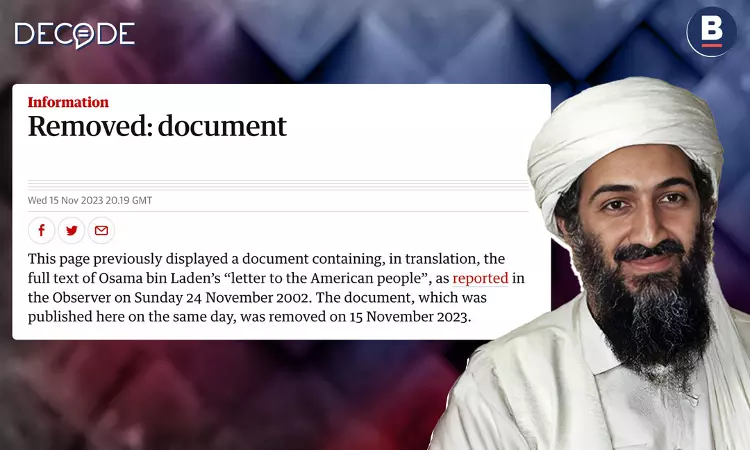 Osama Bin Ladens Letter To America Goes Viral On TikTok 21 Years Later