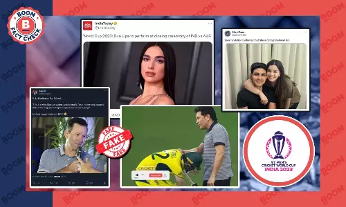 On A Sticky Wicket: Misinformation Around ICC ODI World Cup 2023 Goes Viral On A Sticky Wicket: Misinformation Around ICC ODI World Cup 2023 Goes Viral