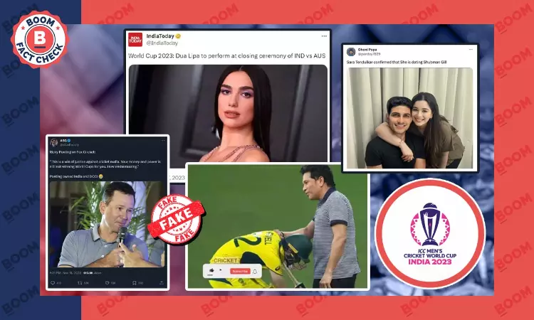 On A Sticky Wicket: Misinformation Around ICC ODI World Cup 2023 Goes Viral