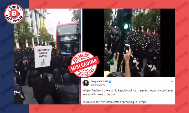 2021 London Muharram Procession Video Falsely Linked To Israel-Hamas Conflict
